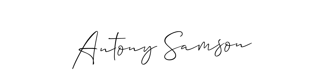 Once you've used our free online signature maker to create your best signature Allison_Script style, it's time to enjoy all of the benefits that Antony Samson name signing documents. Antony Samson signature style 2 images and pictures png