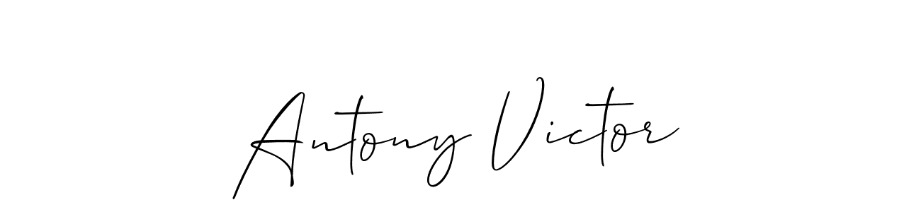 Once you've used our free online signature maker to create your best signature Allison_Script style, it's time to enjoy all of the benefits that Antony Victor name signing documents. Antony Victor signature style 2 images and pictures png