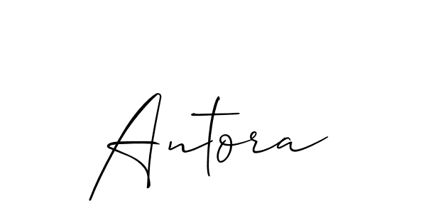 Antora stylish signature style. Best Handwritten Sign (Allison_Script) for my name. Handwritten Signature Collection Ideas for my name Antora. Antora signature style 2 images and pictures png