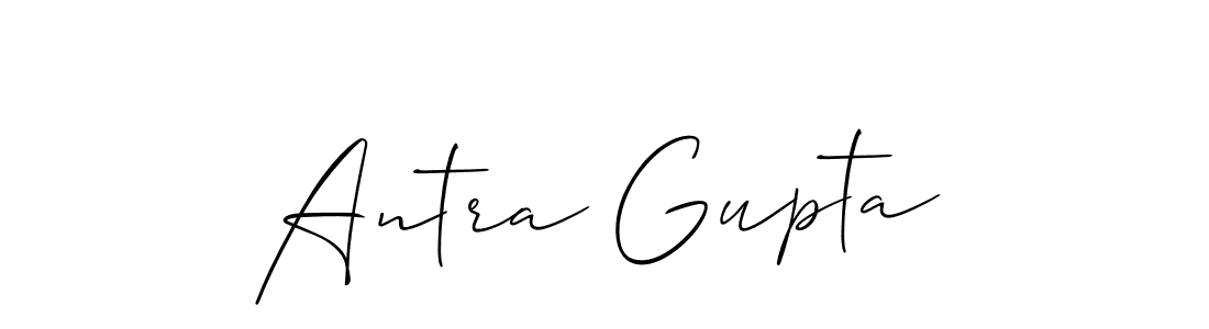 It looks lik you need a new signature style for name Antra Gupta. Design unique handwritten (Allison_Script) signature with our free signature maker in just a few clicks. Antra Gupta signature style 2 images and pictures png