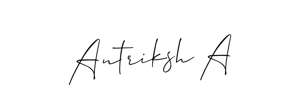 This is the best signature style for the Antriksh A name. Also you like these signature font (Allison_Script). Mix name signature. Antriksh A signature style 2 images and pictures png