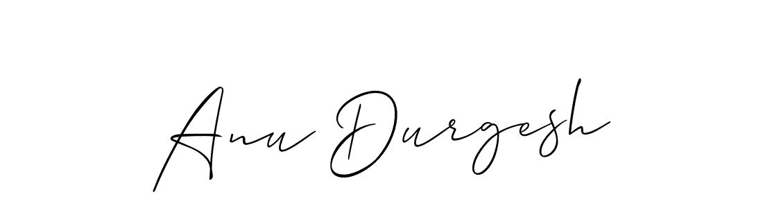 Similarly Allison_Script is the best handwritten signature design. Signature creator online .You can use it as an online autograph creator for name Anu Durgesh. Anu Durgesh signature style 2 images and pictures png