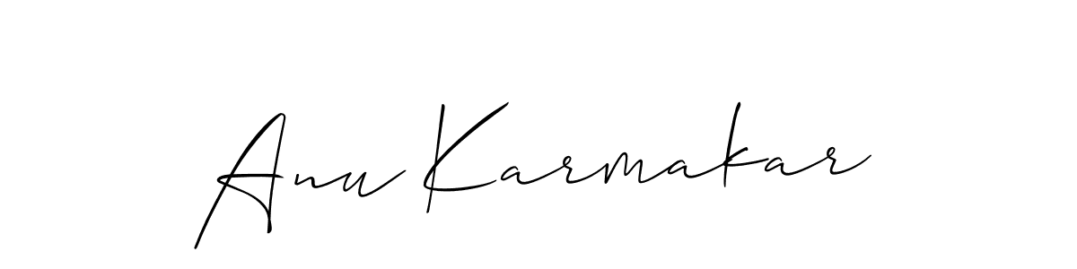 You can use this online signature creator to create a handwritten signature for the name Anu Karmakar. This is the best online autograph maker. Anu Karmakar signature style 2 images and pictures png