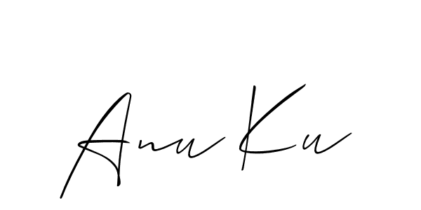 Anu Ku stylish signature style. Best Handwritten Sign (Allison_Script) for my name. Handwritten Signature Collection Ideas for my name Anu Ku. Anu Ku signature style 2 images and pictures png