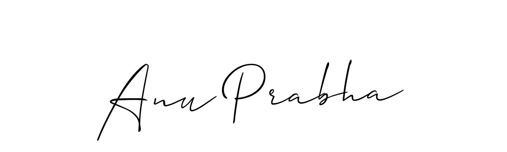 Once you've used our free online signature maker to create your best signature Allison_Script style, it's time to enjoy all of the benefits that Anu Prabha name signing documents. Anu Prabha signature style 2 images and pictures png