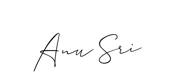 if you are searching for the best signature style for your name Anu Sri. so please give up your signature search. here we have designed multiple signature styles  using Allison_Script. Anu Sri signature style 2 images and pictures png