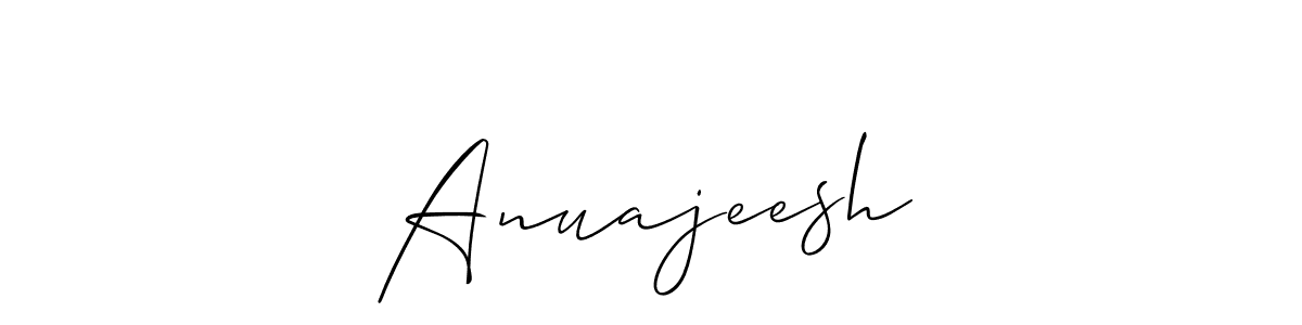 Also we have Anuajeesh❤ name is the best signature style. Create professional handwritten signature collection using Allison_Script autograph style. Anuajeesh❤ signature style 2 images and pictures png
