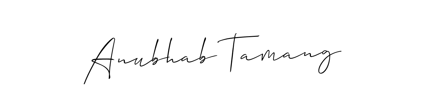 Check out images of Autograph of Anubhab Tamang name. Actor Anubhab Tamang Signature Style. Allison_Script is a professional sign style online. Anubhab Tamang signature style 2 images and pictures png