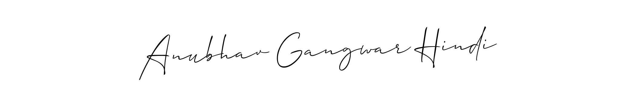 Check out images of Autograph of Anubhav Gangwar Hindi name. Actor Anubhav Gangwar Hindi Signature Style. Allison_Script is a professional sign style online. Anubhav Gangwar Hindi signature style 2 images and pictures png
