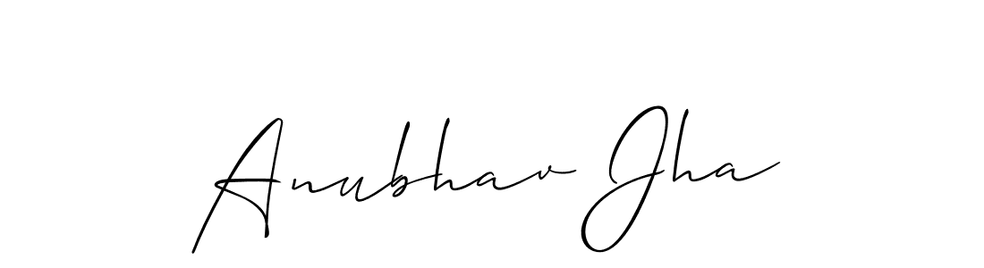 Once you've used our free online signature maker to create your best signature Allison_Script style, it's time to enjoy all of the benefits that Anubhav Jha name signing documents. Anubhav Jha signature style 2 images and pictures png