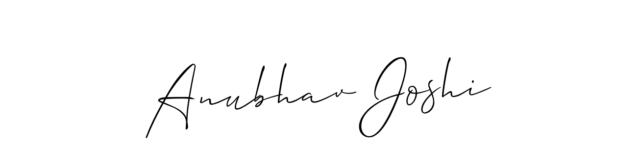 You should practise on your own different ways (Allison_Script) to write your name (Anubhav Joshi) in signature. don't let someone else do it for you. Anubhav Joshi signature style 2 images and pictures png