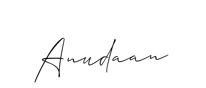 Make a beautiful signature design for name Anudaan. Use this online signature maker to create a handwritten signature for free. Anudaan signature style 2 images and pictures png