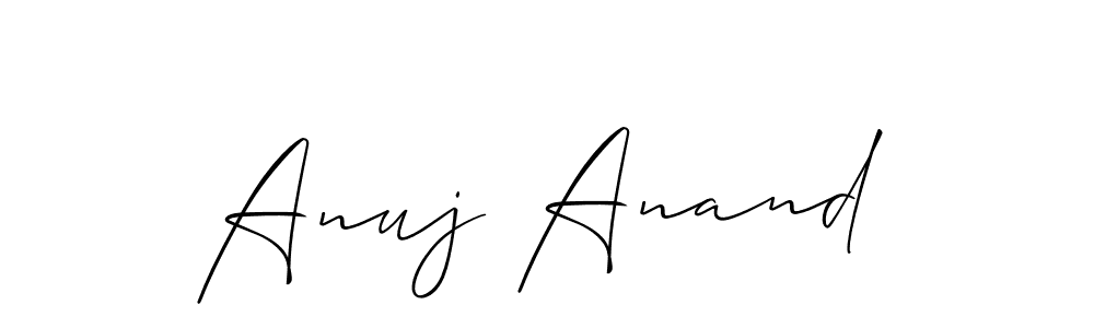 Make a beautiful signature design for name Anuj Anand. Use this online signature maker to create a handwritten signature for free. Anuj Anand signature style 2 images and pictures png