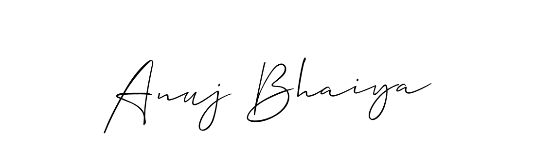 Once you've used our free online signature maker to create your best signature Allison_Script style, it's time to enjoy all of the benefits that Anuj Bhaiya name signing documents. Anuj Bhaiya signature style 2 images and pictures png