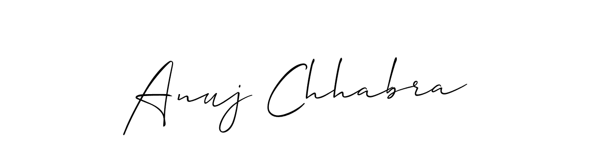 Once you've used our free online signature maker to create your best signature Allison_Script style, it's time to enjoy all of the benefits that Anuj Chhabra name signing documents. Anuj Chhabra signature style 2 images and pictures png