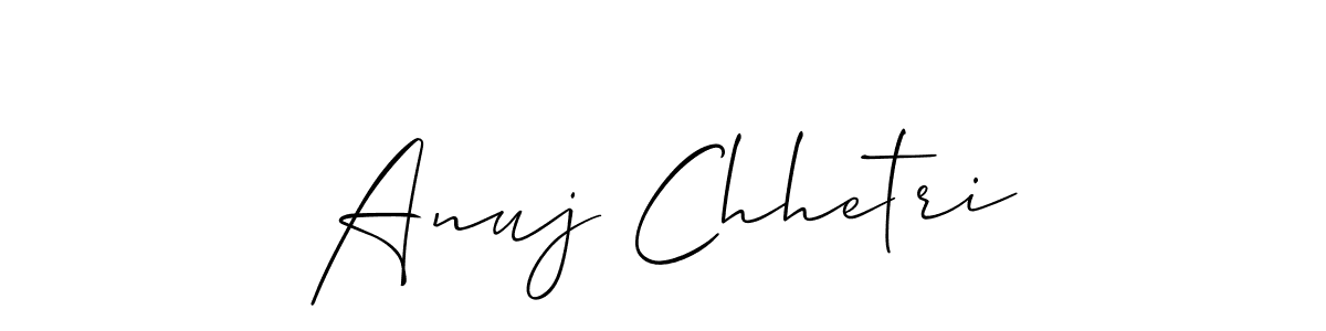 Check out images of Autograph of Anuj Chhetri name. Actor Anuj Chhetri Signature Style. Allison_Script is a professional sign style online. Anuj Chhetri signature style 2 images and pictures png