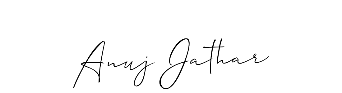 You can use this online signature creator to create a handwritten signature for the name Anuj Jathar. This is the best online autograph maker. Anuj Jathar signature style 2 images and pictures png