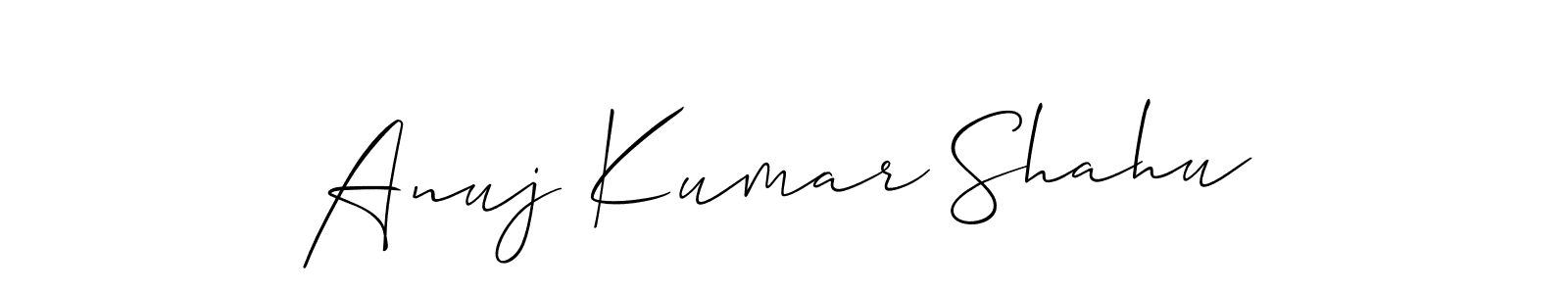 Once you've used our free online signature maker to create your best signature Allison_Script style, it's time to enjoy all of the benefits that Anuj Kumar Shahu name signing documents. Anuj Kumar Shahu signature style 2 images and pictures png