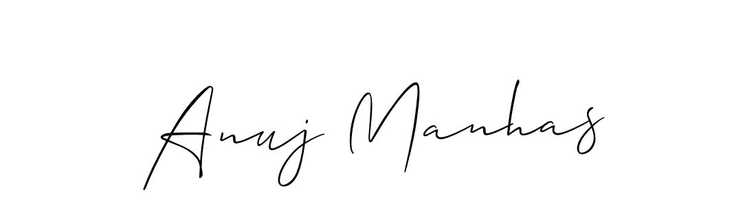 It looks lik you need a new signature style for name Anuj Manhas. Design unique handwritten (Allison_Script) signature with our free signature maker in just a few clicks. Anuj Manhas signature style 2 images and pictures png