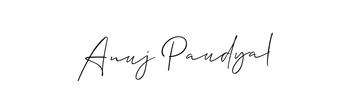 Once you've used our free online signature maker to create your best signature Allison_Script style, it's time to enjoy all of the benefits that Anuj Paudyal name signing documents. Anuj Paudyal signature style 2 images and pictures png