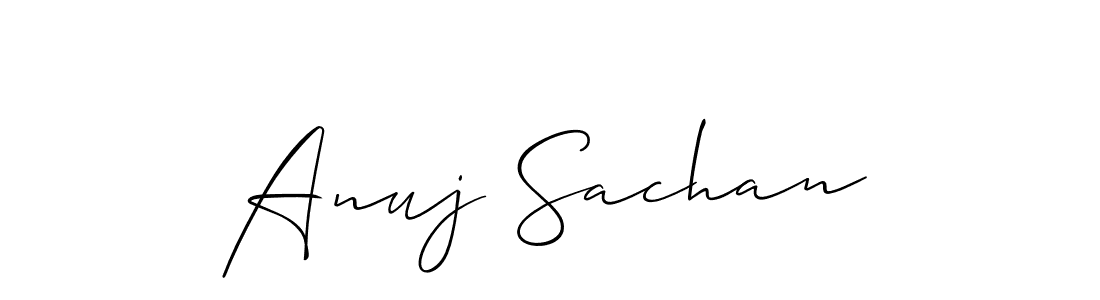 This is the best signature style for the Anuj Sachan name. Also you like these signature font (Allison_Script). Mix name signature. Anuj Sachan signature style 2 images and pictures png