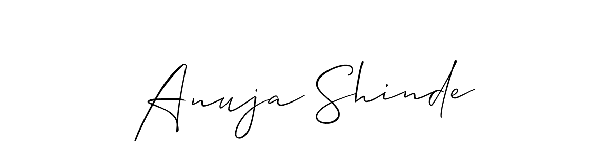 How to Draw Anuja Shinde signature style? Allison_Script is a latest design signature styles for name Anuja Shinde. Anuja Shinde signature style 2 images and pictures png