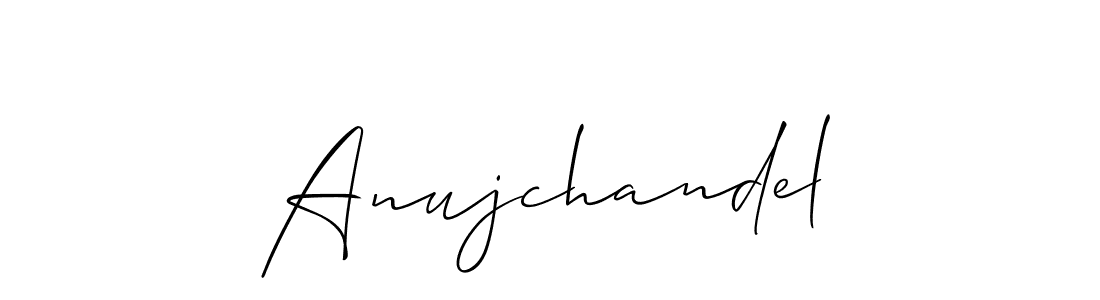 Anujchandel stylish signature style. Best Handwritten Sign (Allison_Script) for my name. Handwritten Signature Collection Ideas for my name Anujchandel. Anujchandel signature style 2 images and pictures png