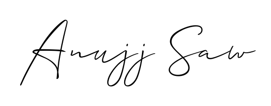Discover how Anujj Saw looks in an executive cursive font (Allison_Script). Perfect for legal documents, invoices, and certificates. Anujj Saw signature style 2 images and pictures png