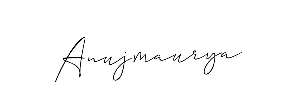You should practise on your own different ways (Allison_Script) to write your name (Anujmaurya) in signature. don't let someone else do it for you. Anujmaurya signature style 2 images and pictures png