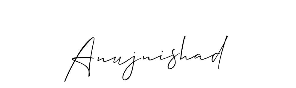 Once you've used our free online signature maker to create your best signature Allison_Script style, it's time to enjoy all of the benefits that Anujnishad name signing documents. Anujnishad signature style 2 images and pictures png