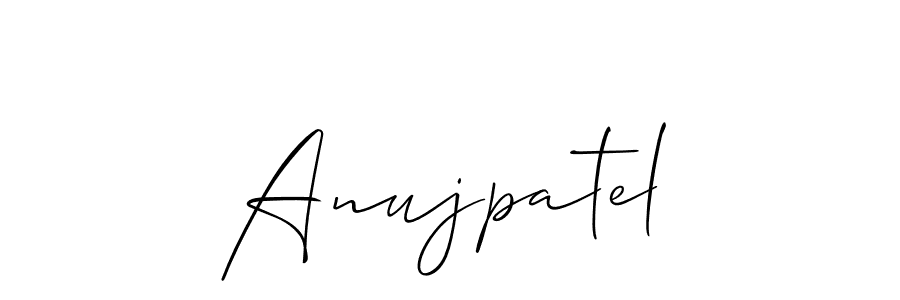 Best and Professional Signature Style for Anujpatel. Allison_Script Best Signature Style Collection. Anujpatel signature style 2 images and pictures png