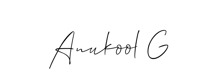 Make a beautiful signature design for name Anukool G. Use this online signature maker to create a handwritten signature for free. Anukool G signature style 2 images and pictures png