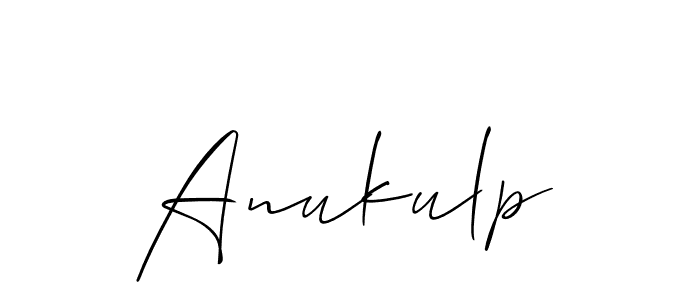 Once you've used our free online signature maker to create your best signature Allison_Script style, it's time to enjoy all of the benefits that Anukulp name signing documents. Anukulp signature style 2 images and pictures png