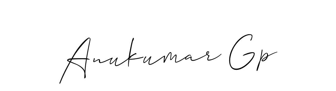 You can use this online signature creator to create a handwritten signature for the name Anukumar Gp. This is the best online autograph maker. Anukumar Gp signature style 2 images and pictures png
