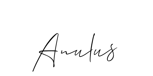 Also we have Anulus name is the best signature style. Create professional handwritten signature collection using Allison_Script autograph style. Anulus signature style 2 images and pictures png