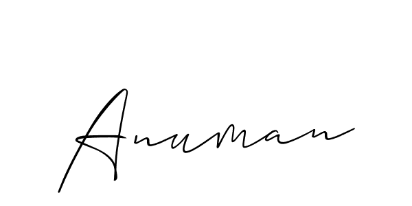 Anuman stylish signature style. Best Handwritten Sign (Allison_Script) for my name. Handwritten Signature Collection Ideas for my name Anuman. Anuman signature style 2 images and pictures png