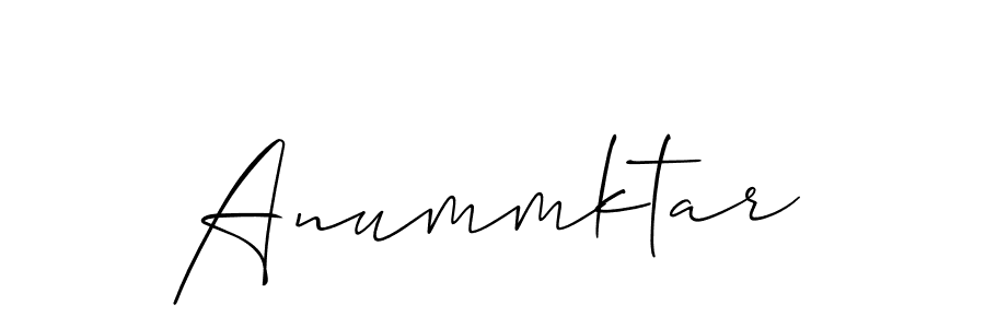 Make a beautiful signature design for name Anummktar. With this signature (Allison_Script) style, you can create a handwritten signature for free. Anummktar signature style 2 images and pictures png