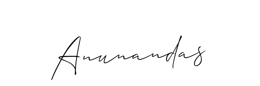 Here are the top 10 professional signature styles for the name Anunandas. These are the best autograph styles you can use for your name. Anunandas signature style 2 images and pictures png