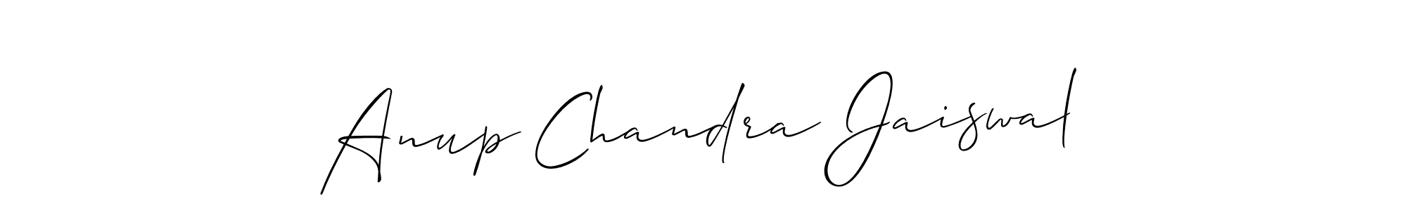 Also we have Anup Chandra Jaiswal name is the best signature style. Create professional handwritten signature collection using Allison_Script autograph style. Anup Chandra Jaiswal signature style 2 images and pictures png