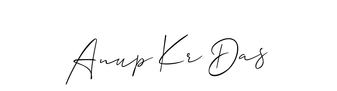 Anup Kr Das stylish signature style. Best Handwritten Sign (Allison_Script) for my name. Handwritten Signature Collection Ideas for my name Anup Kr Das. Anup Kr Das signature style 2 images and pictures png