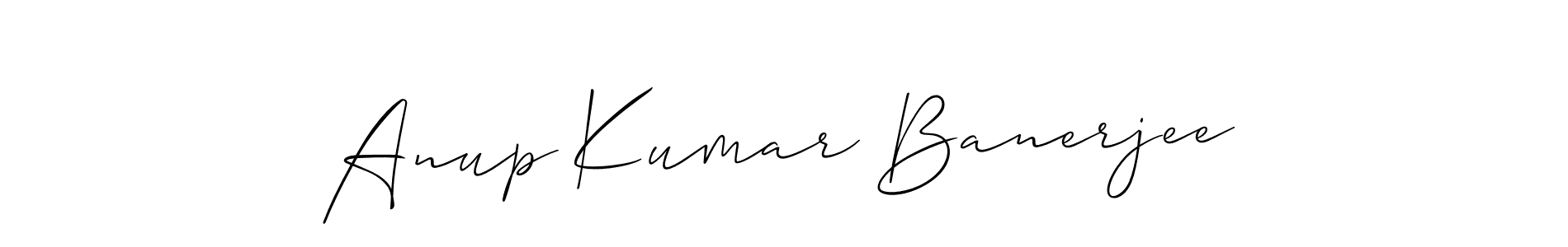 if you are searching for the best signature style for your name Anup Kumar Banerjee. so please give up your signature search. here we have designed multiple signature styles  using Allison_Script. Anup Kumar Banerjee signature style 2 images and pictures png