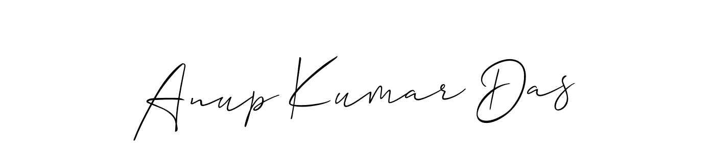 Also we have Anup Kumar Das name is the best signature style. Create professional handwritten signature collection using Allison_Script autograph style. Anup Kumar Das signature style 2 images and pictures png