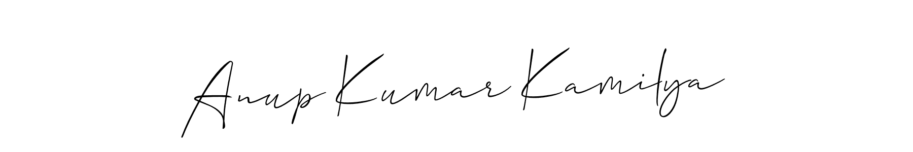 Also we have Anup Kumar Kamilya name is the best signature style. Create professional handwritten signature collection using Allison_Script autograph style. Anup Kumar Kamilya signature style 2 images and pictures png