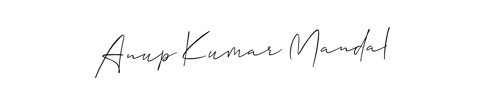 How to make Anup Kumar Mandal signature? Allison_Script is a professional autograph style. Create handwritten signature for Anup Kumar Mandal name. Anup Kumar Mandal signature style 2 images and pictures png