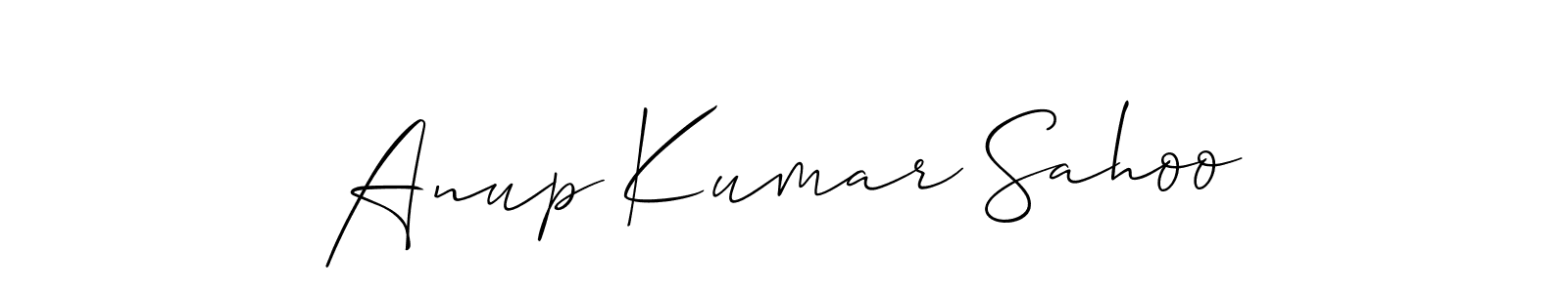 You should practise on your own different ways (Allison_Script) to write your name (Anup Kumar Sahoo) in signature. don't let someone else do it for you. Anup Kumar Sahoo signature style 2 images and pictures png