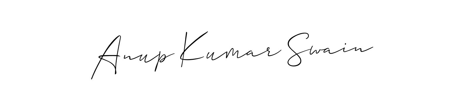 Also You can easily find your signature by using the search form. We will create Anup Kumar Swain name handwritten signature images for you free of cost using Allison_Script sign style. Anup Kumar Swain signature style 2 images and pictures png