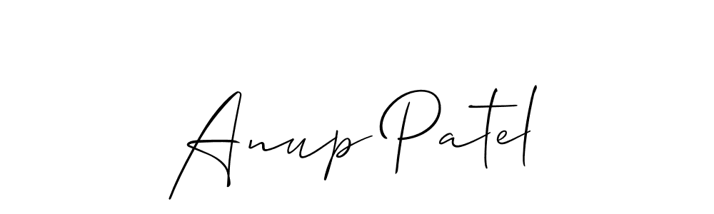 if you are searching for the best signature style for your name Anup Patel. so please give up your signature search. here we have designed multiple signature styles  using Allison_Script. Anup Patel signature style 2 images and pictures png