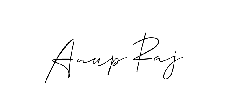 Make a beautiful signature design for name Anup Raj. With this signature (Allison_Script) style, you can create a handwritten signature for free. Anup Raj signature style 2 images and pictures png