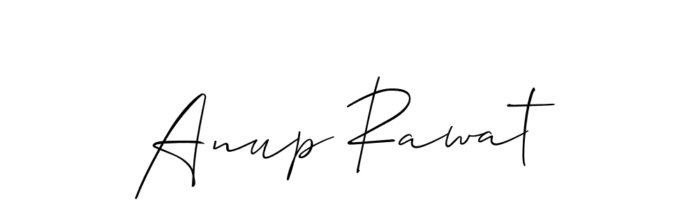 How to Draw Anup Rawat signature style? Allison_Script is a latest design signature styles for name Anup Rawat. Anup Rawat signature style 2 images and pictures png