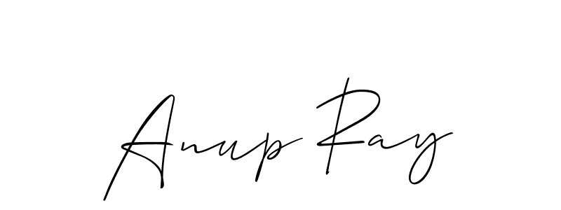 Design your own signature with our free online signature maker. With this signature software, you can create a handwritten (Allison_Script) signature for name Anup Ray. Anup Ray signature style 2 images and pictures png